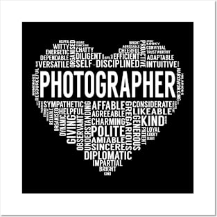 Photographer Heart Posters and Art